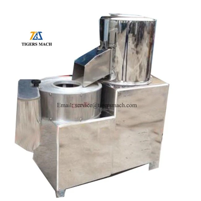 Potato Skin Removing Peeler and Slicer machine