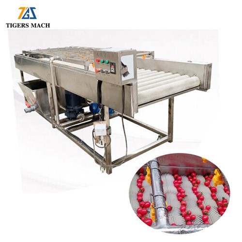 Máquina de limpeza por pulverização de frutas